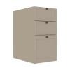 Módulo Balcao 35cm 3 Gavetas 100% MDF Cozinha Modulada Provence Robel Fendi/Fendi Matte