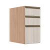 Módulo Balcão 35cm 3 Gavetas 100% MDF Cozinha Modulada Gold J Robel Hanover/Aspen
