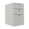 Módulo Balcao 40cm 3 Gavetas 100% MDF Cozinha Modulada Provence Robel Branco/Branco Matte