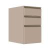 Módulo Balcão 40cm 3 Gavetas 100% MDF Cozinha Modulada Gold J Robel Fendi/Fendi Matte