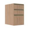 Módulo Balcão 40cm 3 Gavetas 100% MDF Cozinha Modulada Gold J Robel Hanover/Hanover