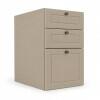 Módulo Balcao 40x68x56cm 3 Gavetas 100% MDF Cozinha Provence Robel Fendi/Fendi Matte