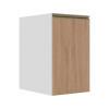 Módulo Balcão 40cm 1 Porta 100% MDF Cozinha Modulada Gold J Robel Branco/Hanover