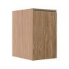 Módulo Balcão 40cm 1 Porta 100% MDF Cozinha Modulada Gold J Robel Hanover/Amendoeira BP
