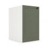 Módulo Balcao 40x68x56cm 1 Porta 100% MDF Cozinha Provence Robel Branco/Salvia Matte