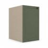 Módulo Balcao 40x68x56cm 1 Porta 100% MDF Cozinha Provence Robel Fendi/Salvia Matte