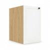 Módulo Balcao 40x68x56cm 1 Porta 100% MDF Cozinha Provence Robel Hanover/Branco Matte