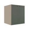 Módulo Balcao 60cm 2 Portas 100% MDF Cozinha Modulada Provence Robel Fendi/Salvia Matte
