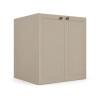 Módulo Balcão 60x68x56cm 2 Portas 100% MDF Cozinha Provence Robel Fendi/Fendi Matte