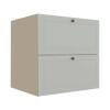 Módulo Balcao 70cm 1 Gaveta 1 Porta Basculante 100% MDF Cozinha Provence Robel Fendi/Branco Matte