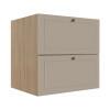 Módulo Balcao 70cm 1 Gaveta 1 Porta Basculante 100% MDF Cozinha Provence Robel Hanover/Fendi Matte