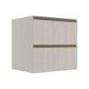 Módulo Balcão 70cm 1 Gaveta 1 Porta Basculante 100% MDF Cozinha Modulada Gold Robel Fendi/Aspen