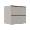 Módulo Balcão 70cm 1 Gaveta 1 Porta Basculante 100% MDF Cozinha Modulada Gold Robel Fendi/Fendi