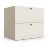 Módulo Balcao 70x68x56cm 1 Gaveta 1 Porta Basculante 100% MDF Cozinha Provence Robel Fendi/Off White Matte