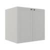 Módulo Balcao 70cm 2 Portas 100% MDF Cozinha Modulada Provence Robel Branco/Branco Matte