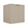 Módulo Balcão 70x68x56cm 2 Portas 100% MDF Cozinha Provence Robel Fendi/Fendi Matte