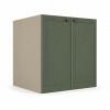 Módulo Balcão 70x68x56cm 2 Portas 100% MDF Cozinha Provence Robel Fendi/Salvia Matte