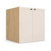 Módulo Balcão 70x68x56cm 2 Portas 100% MDF Cozinha Provence Robel Hanover/Off White Matte