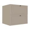 Módulo Balcao 80cm 1 Gaveta 1 Porta Basculante 100% MDF Cozinha Provence Robel Fendi/Fendi Matte
