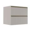 Módulo Balcão 80cm 1 Gaveta 1 Porta Basculante 100% MDF Cozinha Modulada Gold Robel Fendi/Fendi