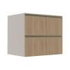 Módulo Balcão 80cm 1 Gaveta 1 Porta Basculante 100% MDF Cozinha Modulada Gold Robel Fendi/Hanover