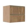 Módulo Balcão 80cm 1 Gaveta 1 Porta Basculante 100% MDF Cozinha Modulada Gold J Robel Hanover/Amendoeira BP