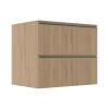 Módulo Balcão 80cm 1 Gaveta 1 Porta Basculante 100% MDF Cozinha Modulada Gold J Robel Hanover/Hanover