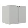 Módulo Balcao 80cm 2 Portas 100% MDF Cozinha Modulada Provence Robel Branco/Branco Matte