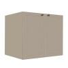 Módulo Balcao 80cm 2 Portas 100% MDF Cozinha Modulada Provence Robel Fendi/Fendi Matte