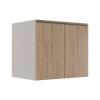 Módulo Balcão 80cm 2 Portas 100% MDF Cozinha Modulada Gold Robel Fendi/Hanover