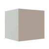 Módulo Balcão 80cm Para Embutir Forno 100% MDF Cozinha Modulada Robel Branco/Fendi Matte