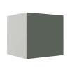 Módulo Balcão 80cm Para Embutir Forno 100% MDF Cozinha Modulada Robel Branco/Salvia Matte