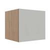 Módulo Balcão 80cm Para Embutir Forno 100% MDF Cozinha Modulada Robel Hanover/Branco Matte