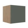 Módulo Balcão 80cm Para Embutir Forno 100% MDF Cozinha Modulada Robel Hanover/Salvia Matte