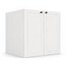 Módulo Balcão 80x68x56cm 2 Portas 100% MDF Cozinha Provence Robel Branco/Branco Matte