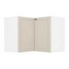 Módulo Balcão Canto L 96x94,5 x 68x56cm 100% MDF Cozinha Provence Robel Branco/Off White Matte
