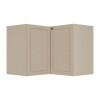 Módulo Balcão Canto L 96x94,5 x 68x56cm 100% MDF Cozinha Provence Robel Fendi/Fendi Matte