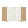 Módulo Balcão Canto L 96x94,5 x 68x56cm 100% MDF Cozinha Provence Robel Hanover/Off White Matte