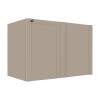 Módulo Balcao de Canto Reto 100cm Direito/Esquerdo 100% MDF Cozinha Provence Robel Fendi/Fendi Matte