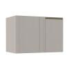 Módulo Balcao De Canto Reto 100cm Direito 100% MDF  Cozinha Modulada Gold Robel Fendi/Fendi