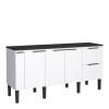 Balcão Buffet Cozinha Sala de Jantar com Tampo 180cm Cisne Cozimax Branco