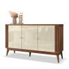 Balcão Buffet Sala Jantar 3P 1G Argo EDN Naturale/Off White