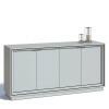 Buffet Para Sala de Jantar 4 Portas 1.60 Ópera Imcal Branco