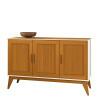 Buffet Sala Jantar 130cm Vintage Provençal 3 Portas Sierra 1.3 EDN Cedro/Off White
