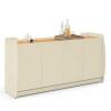 Buffet Sala Jantar Sublime 1.6 Gelius Off White/Naturale