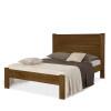 Cama de Casal Madeira Maciça Para Colchão 128/138 Lara Atraente Imbuia