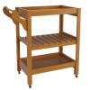 Carrinho Bebidas Cafe Churrasco de Madeira Wood EAX Old