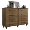 Cômoda Grande 8 Gavetas 136cm Georgia RV Móveis Freijo