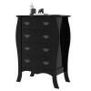 Cômoda Retrô 04 Gavetas Vitória Patrimar Preto
