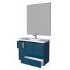 Conjunto Para Banheiro Orquídea 80 Com Espelho Bisotê 800x850 Cozimax Azul